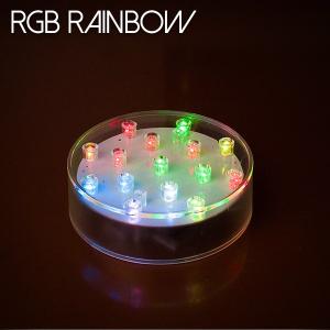 光るプレート LED 台座 直径10cm 丸形...の詳細画像3