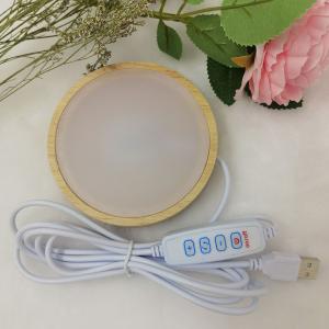 光る 木製台座 LED台座 丸型(60mm) ...の詳細画像4