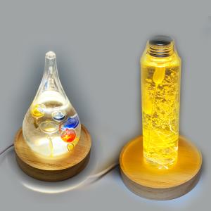 光る 木製台座 3色 丸型(100mm縁付) ...の詳細画像1