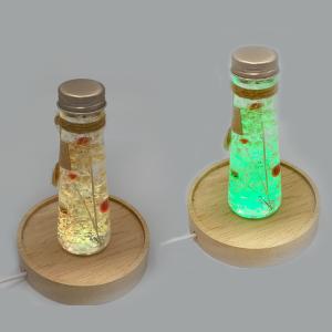 光る 木製台座 3色 丸型(100mm縁付) ...の詳細画像4