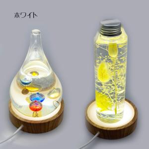 光る 台座 木製 丸型(M80mm) 3色 L...の詳細画像2