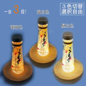 光る 木製台座 丸型(L100mm縁付) LE...の詳細画像1