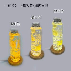 光る 木製 台座 丸/薄型(S65mm) LE...の詳細画像1
