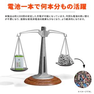 角形 9V 充電池 9V リチウムイオン電池 ...の詳細画像2