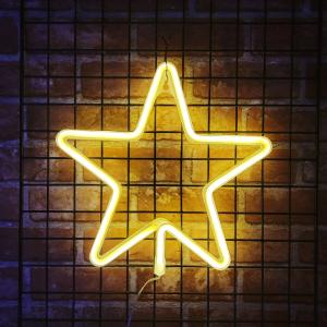 LED ネオンサイン スター 星 スターフォー...の詳細画像3