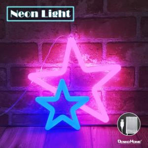 ハンガー LED ネオンライト USB 間接照明 衣類ハンガー 洋服 コート