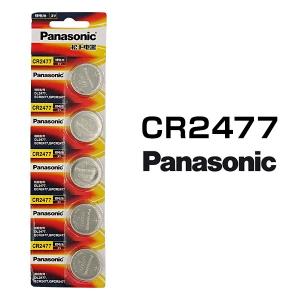パナソニック リチウムボタン電池 CR2477 5個セット 1シート 日本メーカー 逆輸入｜utsunomiyahonpo