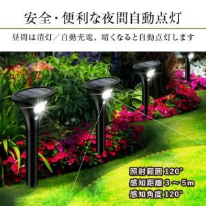ソーラーライト 屋外 防水 人感センサー ガー...の詳細画像3