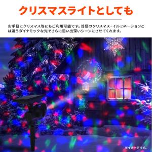 ソーラー スポットライト 動く クリスマスライ...の詳細画像2