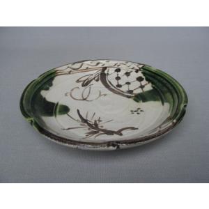 盛皿 大皿 中皿 プレート 和陶器 和モダン /織部鉄絵7寸和皿｜utsuwa-roan