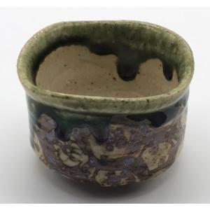 徳利 盃 ぐい呑 酒器 和陶器 和モダン /新織部亀甲紋ぐい呑