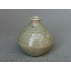 花器 花瓶 置物 インテリア 和陶器 和モダン /灰釉小壺