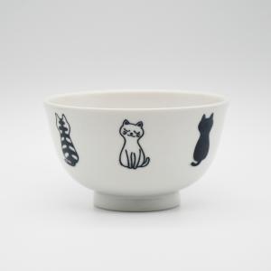 美濃焼 軽量浅鉢7寸 おすわりネコ 食器 おしゃれ モダン かわいい