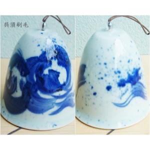 有田焼 釣鐘型風鈴 【龍・呉須刷毛】の詳細画像4
