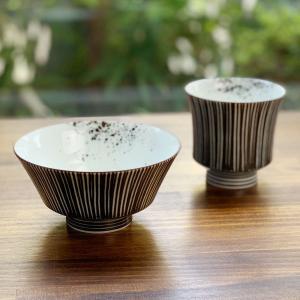 波佐見焼 渕錆十草 末広コップ(大)の詳細画像3