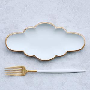 アウトレット】【まるふくオリジナル】有田焼 紙風船両上り小判皿