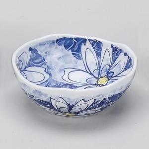 【アウトレット】有田焼　鮮華乱彫小鉢　大