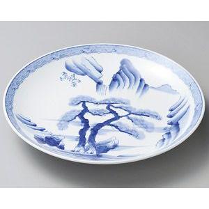 有田焼 大皿 18号 山徳窯 山水 尺8寸 54cm 盛皿 飾り皿 : 台所の道具