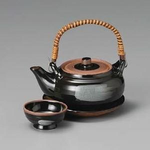 土瓶蒸しの器 天目丸型土瓶むし(直火可)の詳細画像1