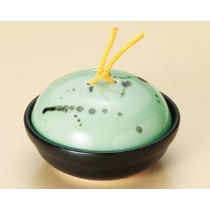 小鍋（会席鍋） ヒワ釉黒飛ばし・大（１５．８cm）陶器製業務用｜utuwayaissin