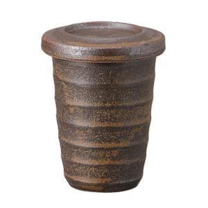 ヒレ酒カップ 竹製ハカマ付き 呉須ふぐ ひれ酒 陶器 日本酒 おしゃれ