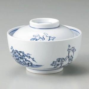 蓋つき煮物椀 高山寺煮物碗 鳥獣戯画 強化磁器 おしゃれ 和食器 業務用