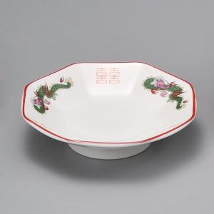 三ツ竜八角高台皿(チャーハン皿)の詳細画像1