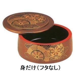 DX富士ちらし重・梨地御所車 内黒・身のみ