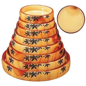 DXタイコ桶（寿司桶・すし桶）朱扇面7寸（1人用） : 器屋一信ヤフー