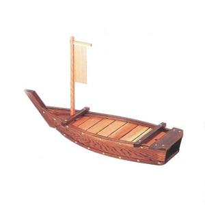 木製舟盛り器 大和大漁舟（網付）2．5尺 : 器屋一信ヤフー店