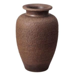 信楽焼大壷 古窯変織部流し壺型花瓶18号 : 器屋一信ヤフー店