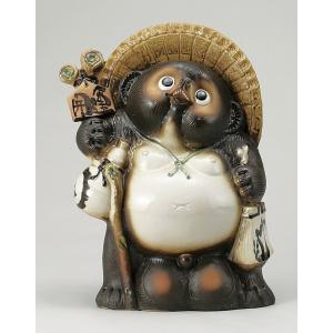 信楽焼たぬき5号 大福狸 H17cm : 器屋一信ヤフー店 - 通販 - Yahoo