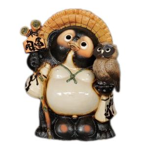 信楽焼たぬき18号 開運狸 H56cm : 器屋一信ヤフー店 - 通販 - Yahoo