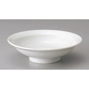 中華白翔７．０丸高台皿（21.8cm）