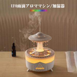 加湿器 小型 卓上 上部給水 雨滴効果 スチー...の詳細画像1