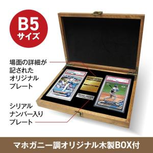 大谷翔平 トレーディングカード2枚 豪華木製B...の詳細画像3