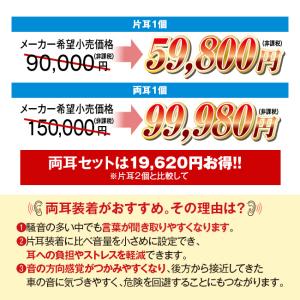 日本直販オリジナル 耳かけ型 デジタル補聴器 ...の詳細画像3