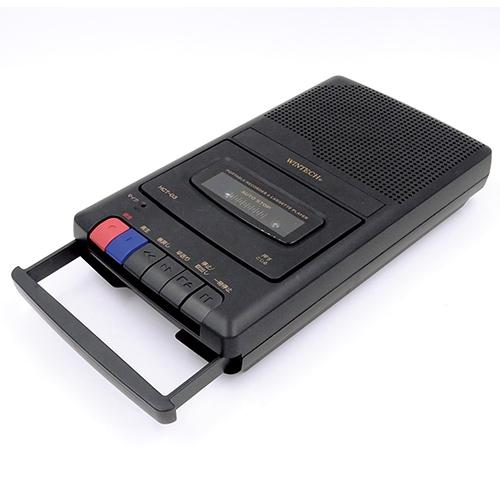 ハンドル付きテープレコーダー - カセットテープ プレーヤー スピーカー テープ レコーダー レトロ...