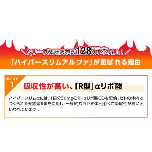 R型アルファリポ酸新配合 ハイパースリムアルフ...の詳細画像5