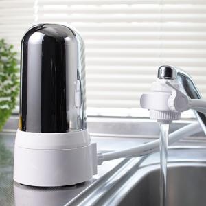 ※本製品は生産終了となりました。健康アクア浄水器 (170389)  据え置き 長持ち 取り付けカンタン 電源不要 カートリッジ 蛇口 シャワー キッチン