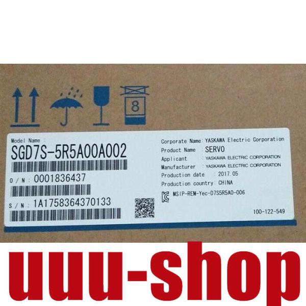 ■新品 在庫あり■ 新品 未使用 SGD7S-5R5A00A002 サーボドライバー ◆6ヶ月保証