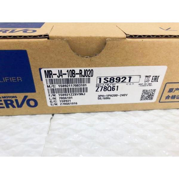新品   MR-J4-10B-RJ020  6ヶ月保証