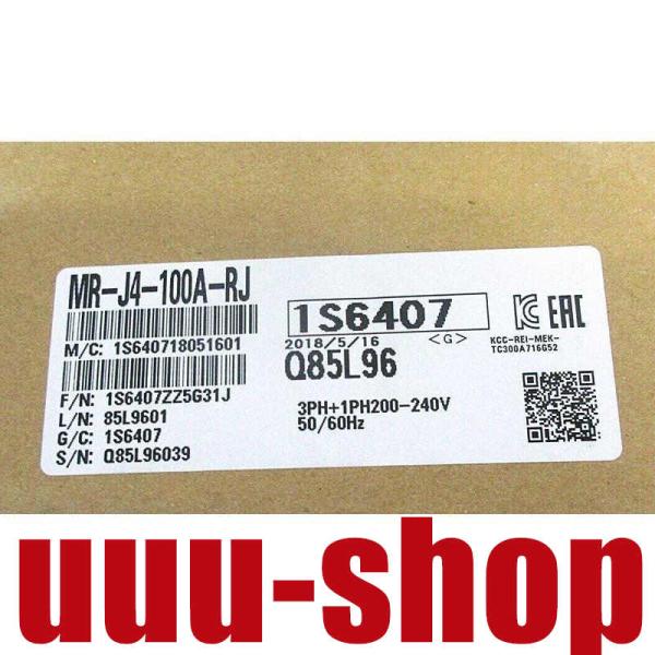 ■新品 在庫あり■ 新品 サーボアンプ MR-J4-100A-RJ ◆6ヶ月保証