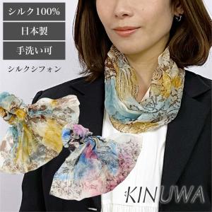 MARUYAMA シルクスカーフ日本製 9013 横浜産シルクスカーフ 手網