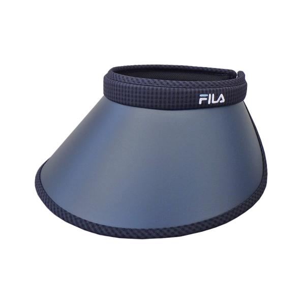 春・夏 帽子 FILA フィラ seersucker clip visor シアサッカー クリップバ...