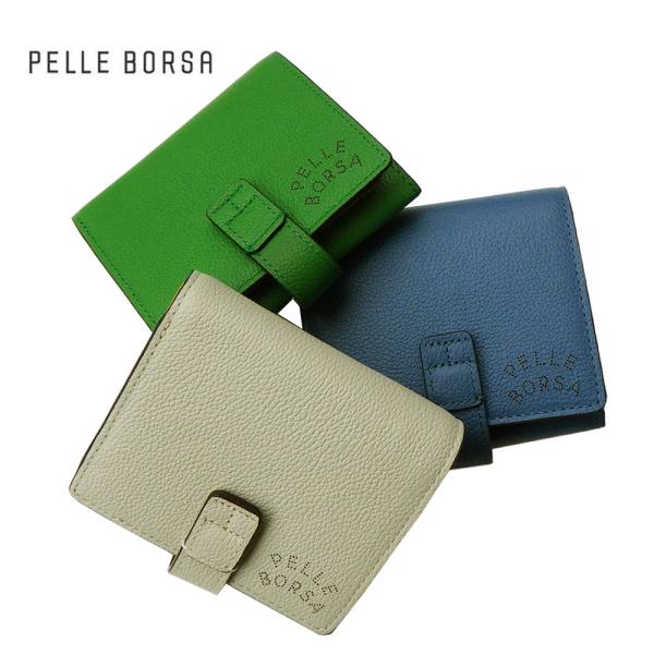 PELLE BORSA Very Goods ペレボルサ ベリーグッズ 二つ折り長財布 2つ折ミニ財...