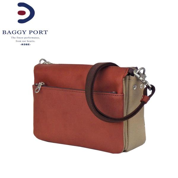BAGGY PORT GLOVE LEATHER バギーポート グローブレザー 2層横ショルダー シ...