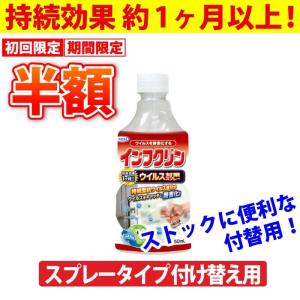 初回限定半額 インフクリン スプレータイプ 250ml 付替用 抗ウイルス 除菌 対策 即効性 塩素系成分不使用 安心 安全 日本製 UYEKI(ウエキ)公式｜uyeki