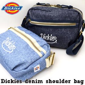 メール便限定 Dickies ミニ ショルダーバッグ デニム レディース メンズ ミニバッグ ディッキーズ 斜め掛け 肩掛け 小さめ 自転車 登山｜uyunii