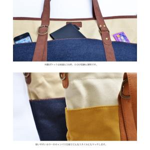 トートバッグ レディース メンズ A4 2wa...の詳細画像5
